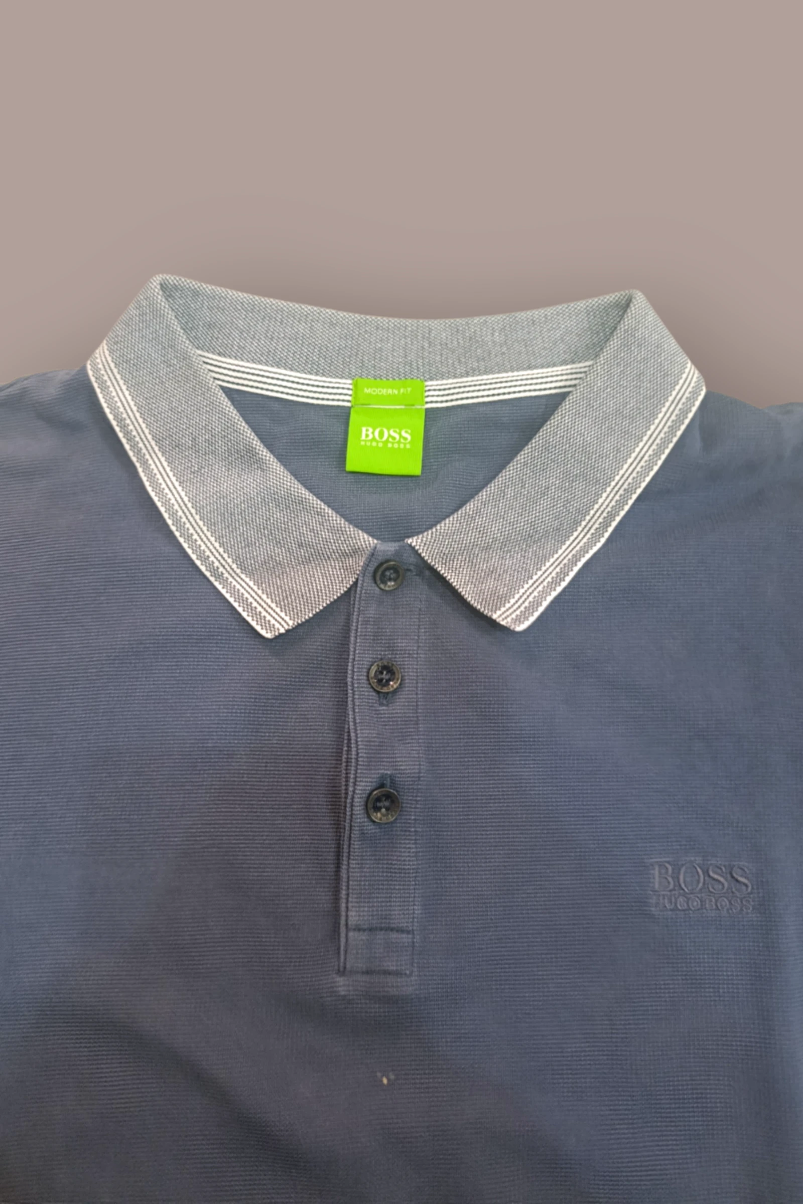 | Polo Hugo Boss Homem | Cor Azul Marinho | Algodão | Tamanho XXL | – photo 4